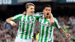 Cucho Hernández, determinante en la goleada del Betis