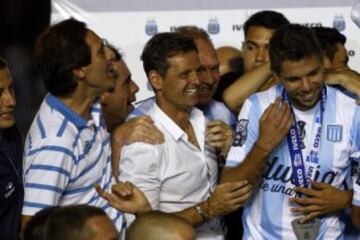 Festejo de Racing Campeón.