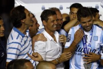 Festejo de Racing Campeón.
