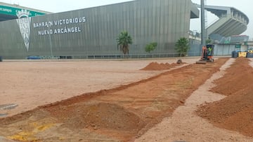 Obras de acceso a El Arcángel