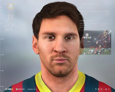 Un Messi a tamaño real en tu pantalla con FIFA 14