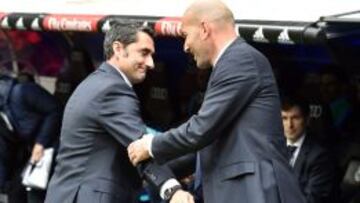 Valverde saludó así a Zidane.