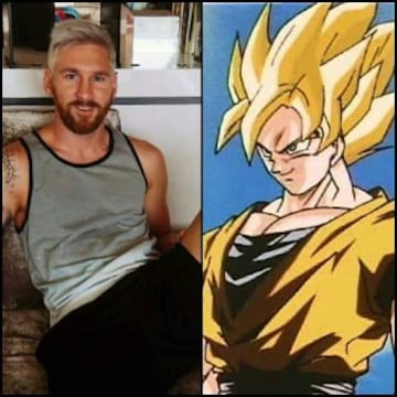 Leo Messi goes blonde and the internet responds