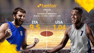 Italia vs. Estados Unidos: horario, TV, estadísticas, cuadro y pronósticos