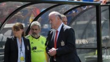 Del Bosque, en el FedExField de Washington.