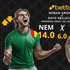 Neman Grodno vs. Rayo Vallecano: horario, dónde ver, estadísticas y pronósticos