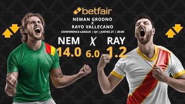 Neman Grodno vs. Rayo Vallecano: horario, dónde ver, estadísticas y pronósticos
