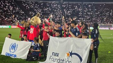 Las niñas y niños que también fueron campeones en el Mundial Sub 20 de Chile