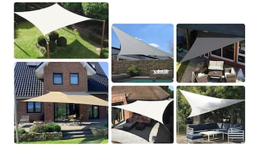 Adiós a los rayos de sol más molestos: este toldo vela es ideal para crear sombra ya que no genera calor