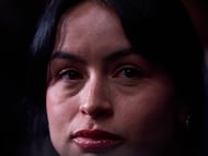 Scarlett Camberos during the media day America team prior to match against Tigres UANL as part Final of the Liga BBVA MX Femenil, Torneo Apertura 2025 at Hotel Royal Pedregal, on November 19, 2025 in Mexico City, Mexico.