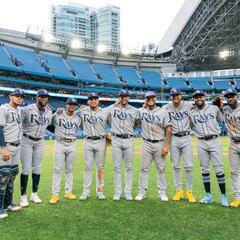 Rays hacen historia con alineación totalmente latina