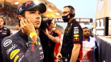 Checo Pérez tras su abandono en Baréin: "Una pena, teníamos el podio el bolsa"