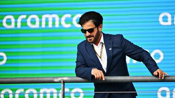 AUSTIN, TEXAS - OCTOBER 23: Mohammed ben Sulayem, FIA President, looks on from the podium during the F1 Grand Prix of USA at Circuit of The Americas on October 23, 2022 in Austin, Texas. (Photo by Clive Mason - Formula 1/Formula 1 via Getty Images)
PUBLICADA 19/01/23 NA MA31 1COL