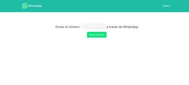 Habla por WhatsApp con alguien que no tengas en la agenda