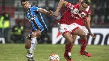 Las acciones del partido entre los Diablos Rojos y el club brasile&ntilde;o