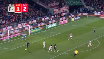 El colombiano brilló en el 3-1 por Bundesliga con un centro en el segundo gol y una gran jugada para asistir a Karl. Ya suma diez asistencias y nueve tantos.