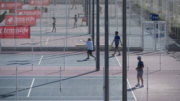 Instalaciones de tenis.