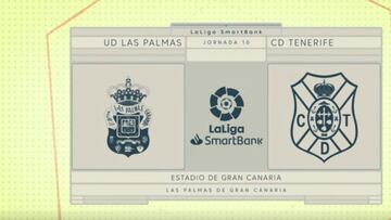Resumen y goles del Las Palmas vs Tenerife de LaLiga SmartBank