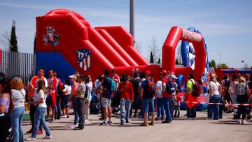 Una de las actividades en el Fin de Semana del Niño que organiza el Atlético.