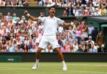 Novak imparable en 2015. Wimbledon fue su segundo Grand Slam del año.