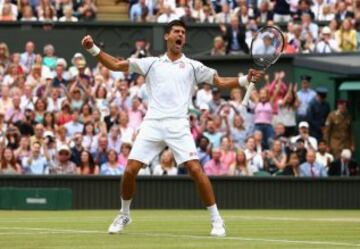 Novak imparable en 2015. Wimbledon fue su segundo Grand Slam del año. 