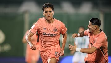 Gabri Veiga celebra un gol con el Porto.