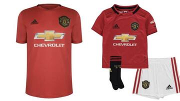 La equipación del Manchester United de la temporada 2019-2020.