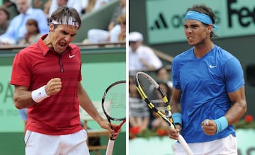 Rafa Nadal ganó a Roger Federer por 7-5, 7-6(3), 5-7, 6-1