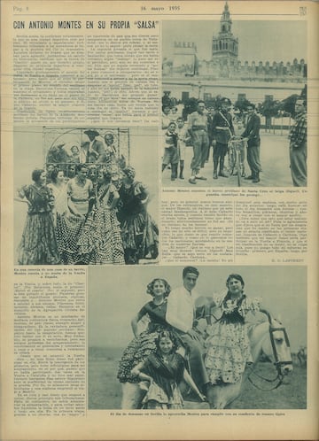 Recorrido por las mejores imgenes de la I Vuelta a Espa?a a travs de la edicin de AS Semanal de 1935.