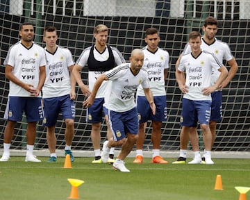 Barcelona 03 Junio 2018, EspaÃ±a
Previa al Mundial 2018
Entrenamiento de la seleccion Argentina Ciudad Deportiva Joan Gamper, Barcelona.

Foto Ortiz Gustavo
