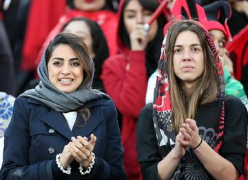 Mujeres en la final de la Liga de Campeones asiática.