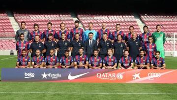 El Barcelona se hizo hoy la foto oficial de la temporada