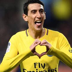 Di María sigue manteniendo el ángel: 13 goles en 2018