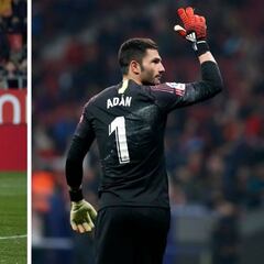 Adán vs Gorka, duelo de sobresalientes reservas