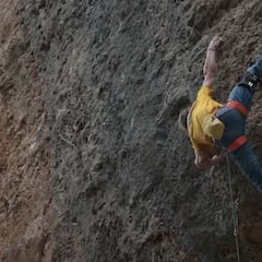 Alexander Megos, primera repetición de La Castagne (9A+/B)