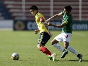 James cambia los pitos del Bernabéu por partidazo en La Paz