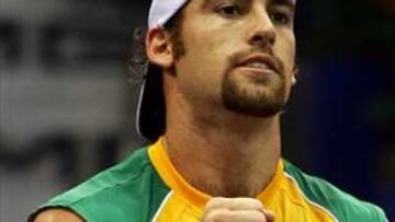 <B>A SEMIS. </B>Ginepri acabó en dos sets con el sueño del alicantino Ferrer.