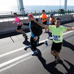 Raúl cumplió su objetivo en la maratón de Nueva York: 3h 26