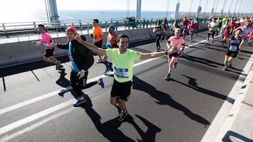 Raúl cumplió su objetivo en la maratón de Nueva York: 3h 26