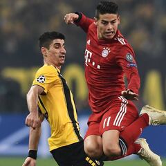 El papel de James en el Bayern que poco a poco se recupera
