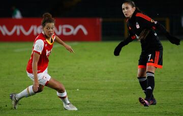 Partidazo en El Campín entre Santa Fe y América de Cali, por las semifinales del fútbol femenino.