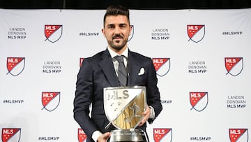 El delantero asturiano del New York City, David Villa.