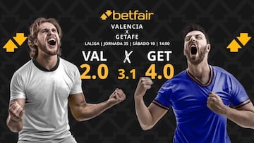 Valencia CF vs. Getafe CF: horario, dónde ver, pronósticos y clasificación