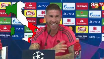 El divertido "lío" entre Ramos y un periodista italiano en la conferencia