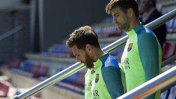 Piqué: "Tener a Messi en el Barcelona es un privilegio"
