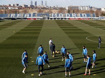 Real Madrid training.