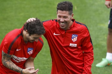 El Atlético vuelve al trabajo en su primer entrenamiento de pretemporada