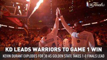 Las película del Juego 1: así se vivió la victoria de los Warriors