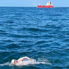 Nadador mexicano no concreta cruce de Canal de la Mancha