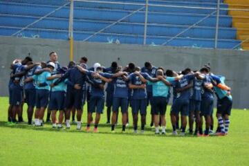 La selecci¨®n de Honduras.